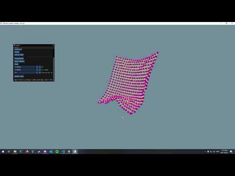 Mass spring systems 3D animation