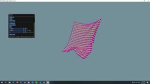 Mass spring systems 3D animation