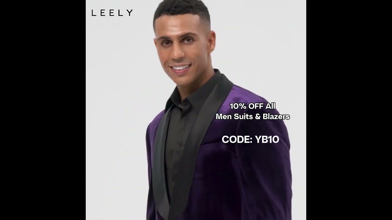 Dark Purple Luxury Velvet Notched Lapel Men's Prom Blazer 