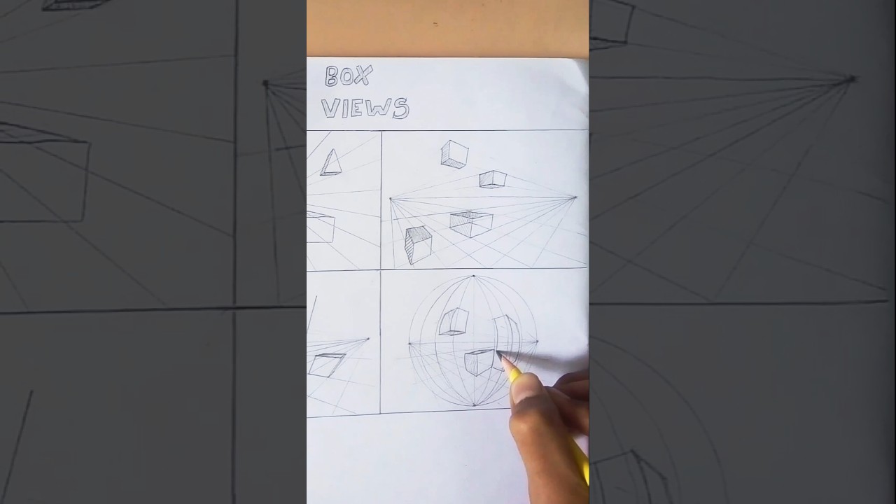 from 1-point to 4-point perspective drawing 