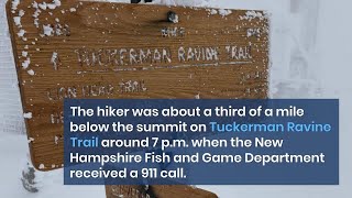 RI hiker rescued while stranded near Mount Washington summit