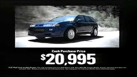 (2025 Summer SP) (Canada) 2005 Saturn Vue Commercial