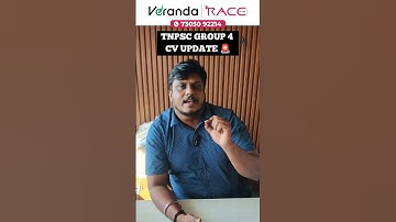 TNPSC GROUP 4 CV UPDATE 🚨🚨🚨 BY KAMAL SIR ✨