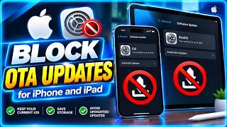 STOP iOS Updates! 🔥 Block OTA Updates on iPhone & iPad (Easy Guide)