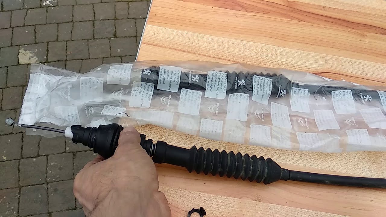 2010 Peugeot Partner II Clutch Cable Replacement Part 1 YouTube