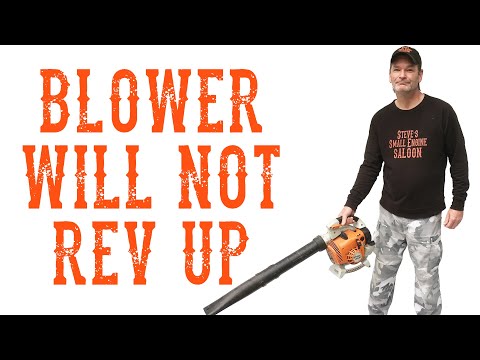 How To Quickly Repair a Stihl Leaf Blower that Won't Rev Up - VIDEO