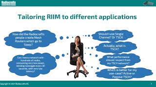 Tailoring RIIM To Different Applications!