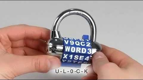 Master Lock 1534D Operating Instructions