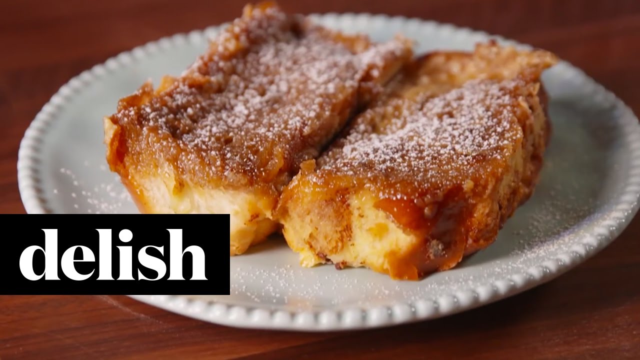 Creme Brulee French Toast Delish YouTube