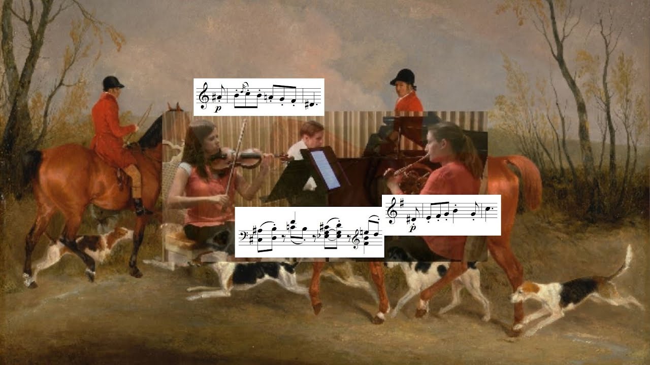 Finale from Robert Cunningham's Horn Trio (with score)