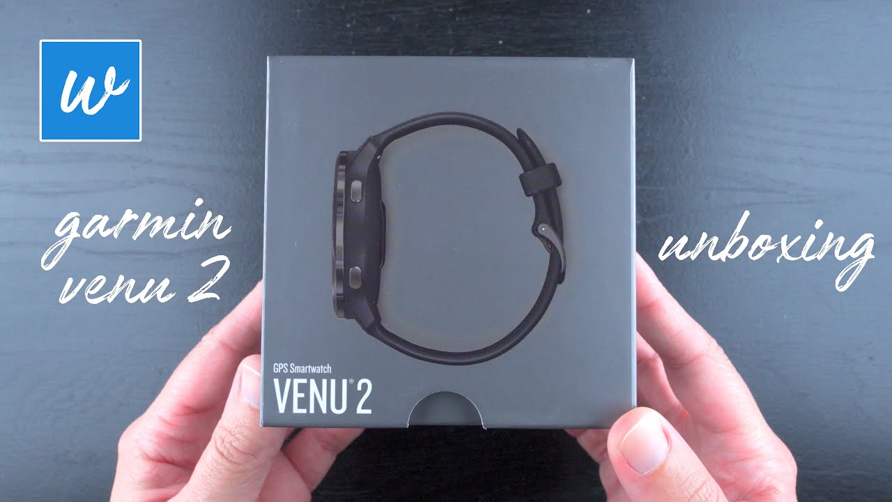 Garmin Venu 2 Unboxing (45mm, Slate / Black) 