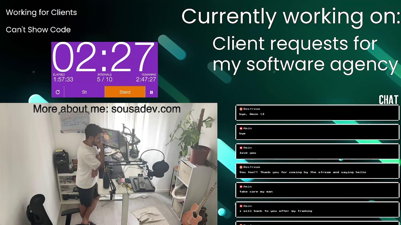 LoFi Co-Working 🌙 | Chill coding vibes + live chat
