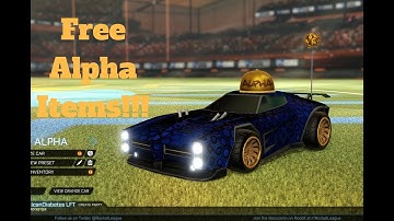 HOW TO GET ALL THE ALPHA ITEMS FOR FREE AND MORE!
