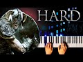 Far horizons from the elder scrolls v skyrim  piano tutorial