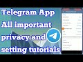 All important Settings in telegram | telegram privacy and security setting | telegram Settings tips