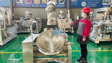 100L Automatic Steam Cooking Mixer Machine Jacketed Kettle
