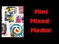 Mini Mixed-Media!!  😍😍😍  #artdemo #mixedmedia #miniatureart #acrylicink #liquitexworldwide 