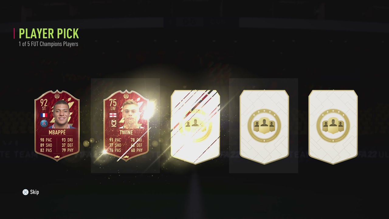 FIFA 22 Red TOTW Mbappe