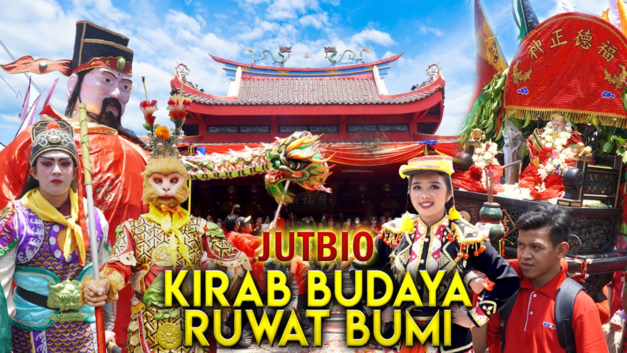 Hanya Digelar 5 Tahun Sekali !! Kirab Budaya Ruwat Bumi JUTBIO Klenteng Liong Hok Bio Kota Magelang