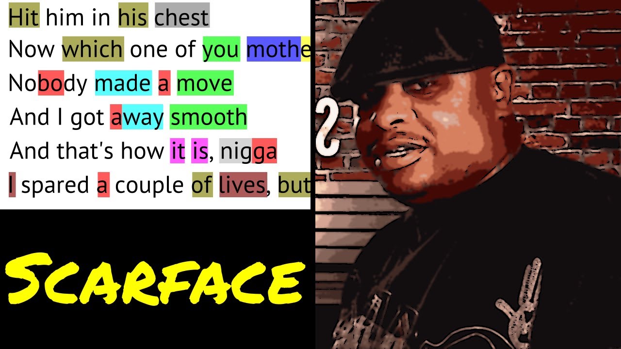 Scarface on "Born Killer" (Verse 3) | Rhymes Highlighted Scarface on "Born Killer" (Verse 3) | Rhymes Highlighted