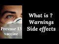 Prevnar 13 vaccine understanding side effects and benefits