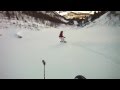 Ski Freerider in snowboard Take pleasur