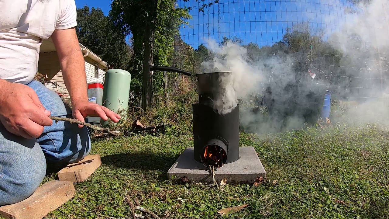 Paint Can Rocket Stove YouTube