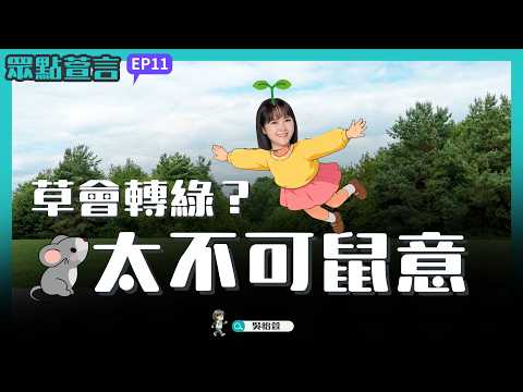 【眾點萱言】ep11. 沈伯洋出戰台北市長力拚「草轉綠」？草會轉綠？實在太不可鼠意啦～～