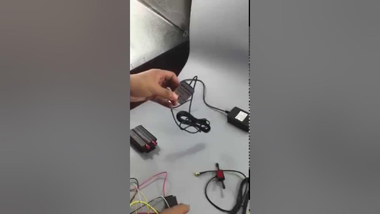 GPS tracker wires connection tk103a YouTube
