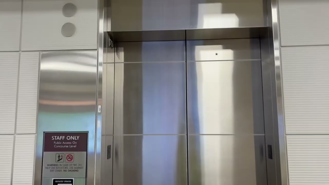 Former RT Elevators pre security Reagan National Airport Terminal 2 now restricted - Arlington VA