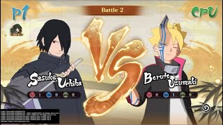 Naruto X Boruto Ultimate Ninja Storm Connections Adult Sasuke Vs Borushiki