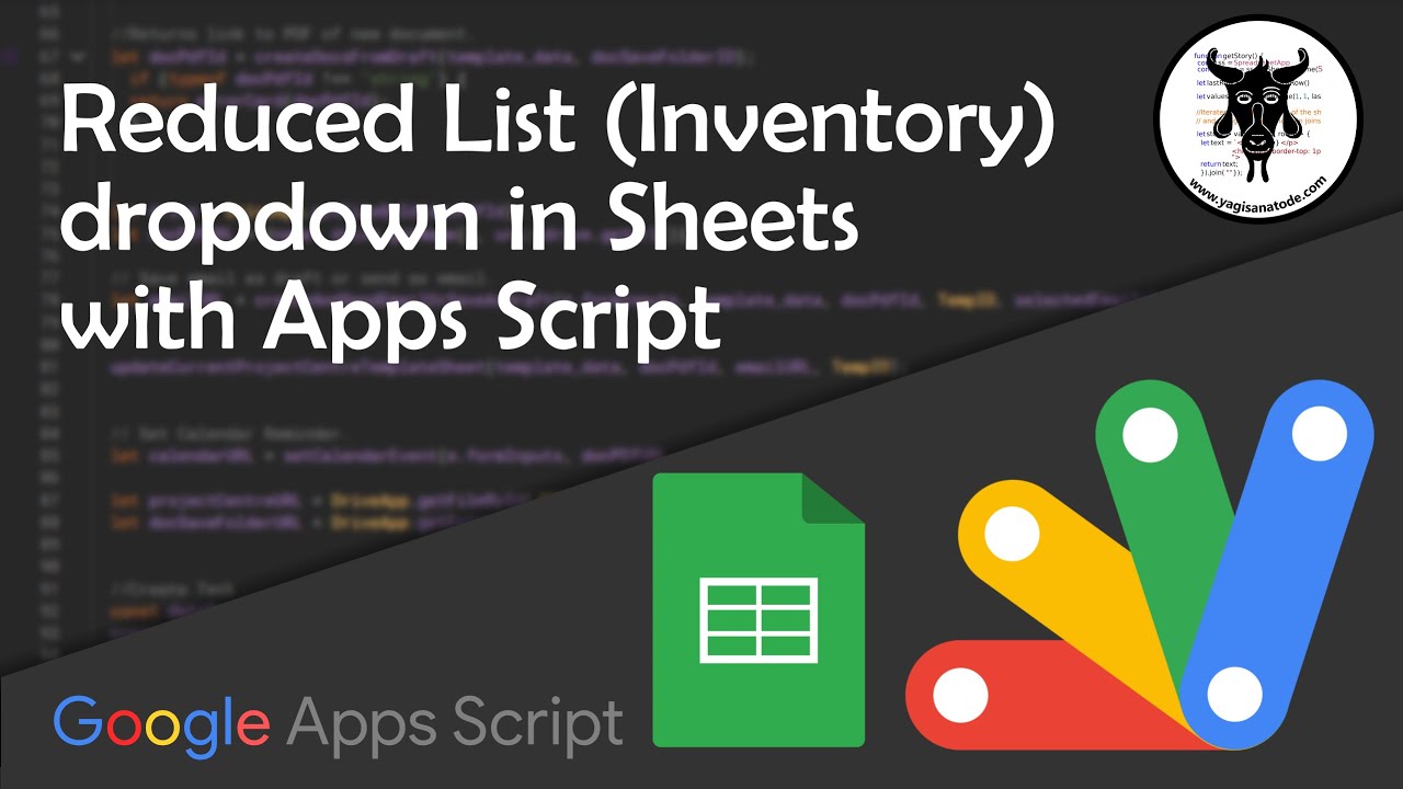 Reduced Choice Dropdown Data Validation in Google Sheets with Apps ...