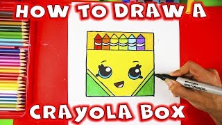 draw crayon easy box step