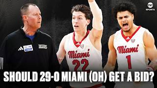 Should Miami (OH) Receive A March Madness Bid? 🤔 The CBB on TNT Crew Debate The Undefeated Redhawks