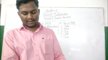 Chapter 6 Multimedia Exercise and Question answers