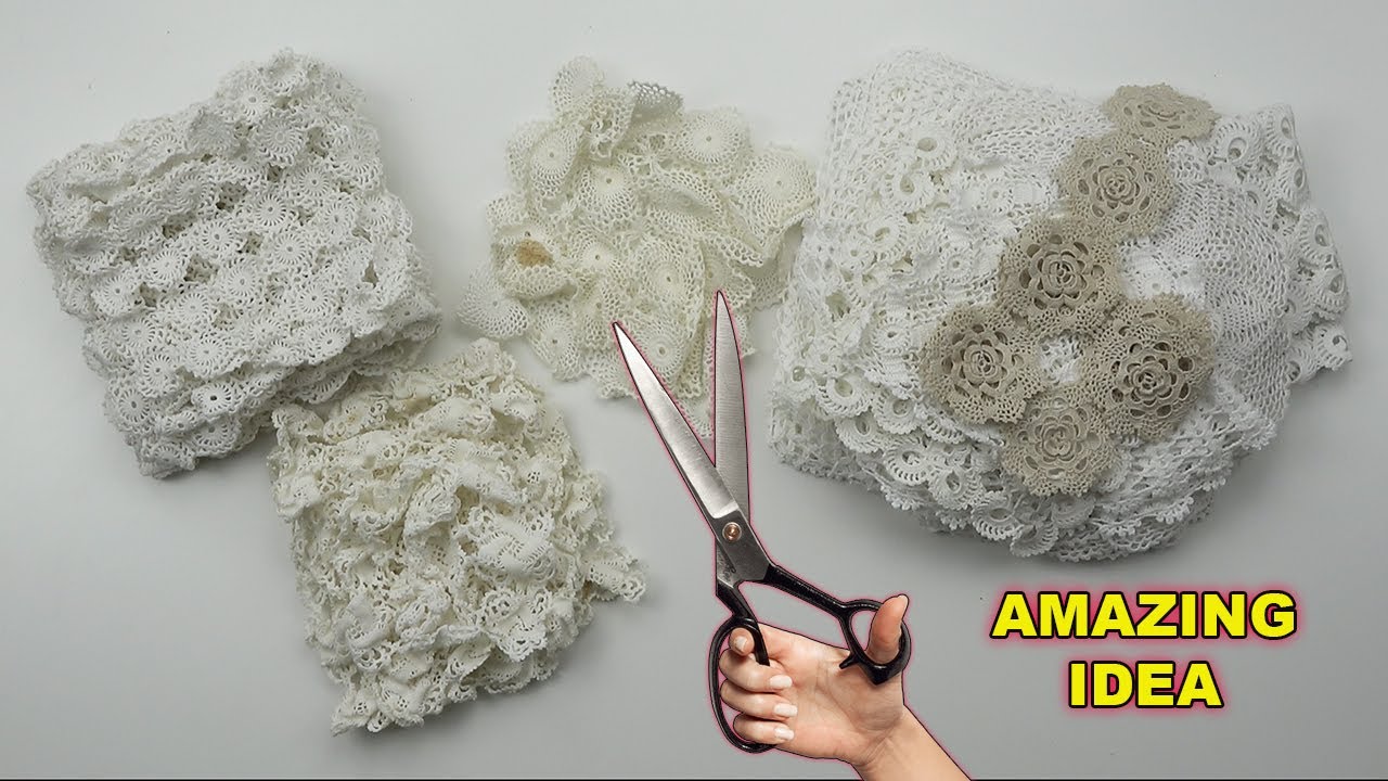 Невероятная переработка старых кружев! Все, кто видел эту идею, были поражены!