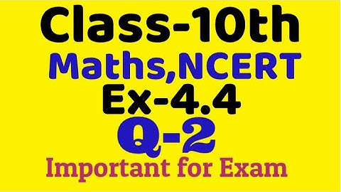 Class 10 Ex 4.4 Q2 maths Ncert chapter 4,Factorisation method,Quadratic Equation  ,VKS Maths x,