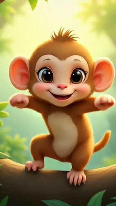 🐒 monkey dance #song #ai #shortvideo #cute #shorts #dance #hiphop #monkeydance #virel #banor