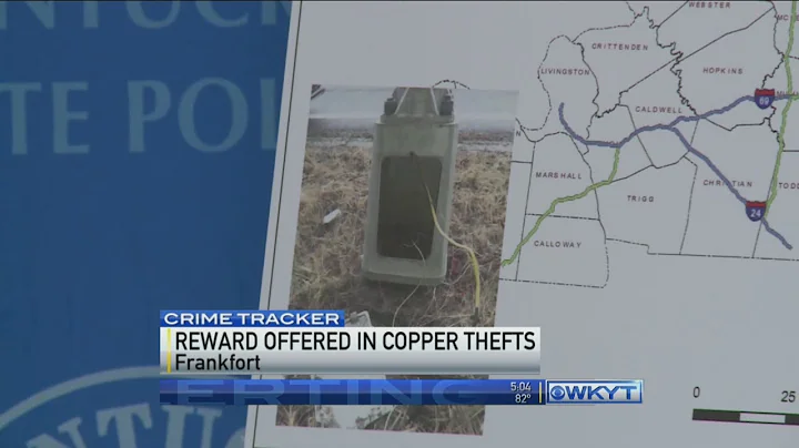 State offers reward for arrests in copper thefts from highway lights