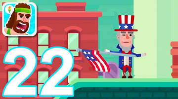 Bowmasters - Gameplay Walkthrough Part 22 - New: Crazy Sam, Online PvP (iOS)