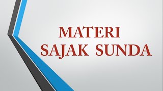 Sajak Sunda  (Materi)