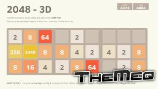 2048 3D - TAS Speedrun - 2048 in 14 seconds - Top Score 28368