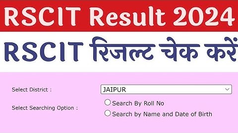 RKCL RSCIT Result 2024, VMOU RS-CIT January Month Marks Announcement