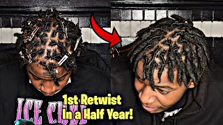 Dread Transformation His 1St Retwist In 5 Months