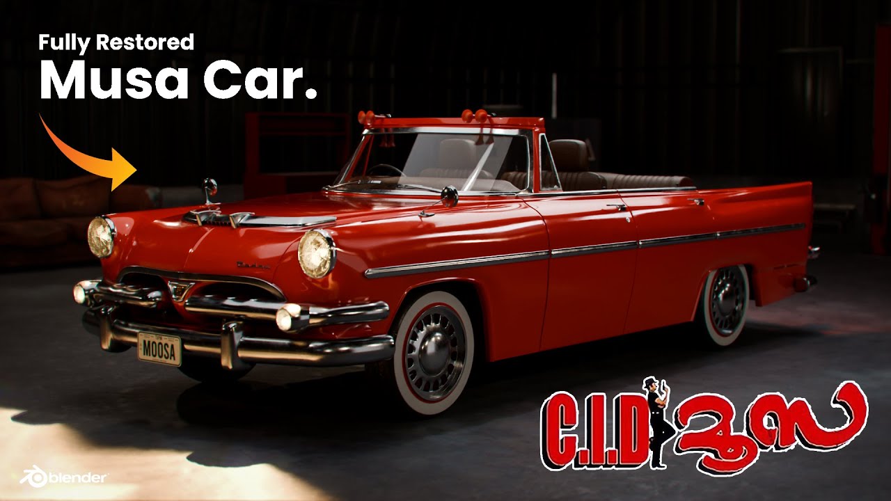 C.I.D Moosa Car Fully Restored  | Cinematic Trailer