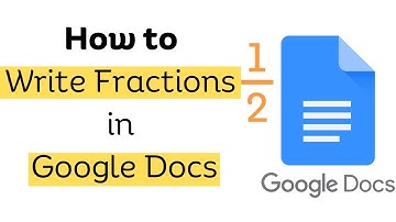 How to Write Fractions in Google Docs In 2 Ways || Google Docs Fractions Add