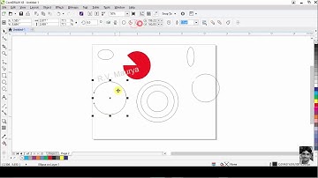 Ellipse Tool & 3-Point Ellipse Tool...  Corel Draw Hindi Tutorials...... Lesson-10