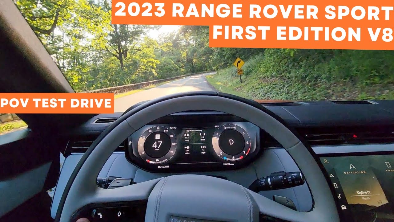 POV Test Drive: 2023 Range Rover Sport First Edition // 523-hp twin ...