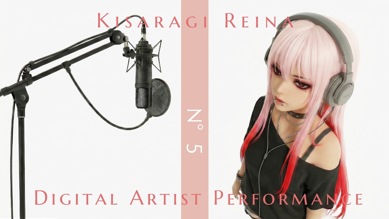 Pinkie Sky Artist by Reina Kisaragi 🎹 THE AI VOICE vol.5 #ai  #歌ってみた   #musicvideo