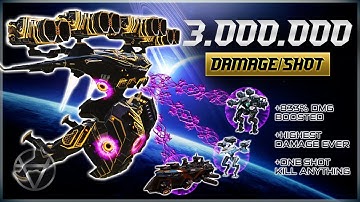 NO WAY! 3,000,000 DAMAGE Per Shot – Ultimate Ao Ming Melts All | War Robots